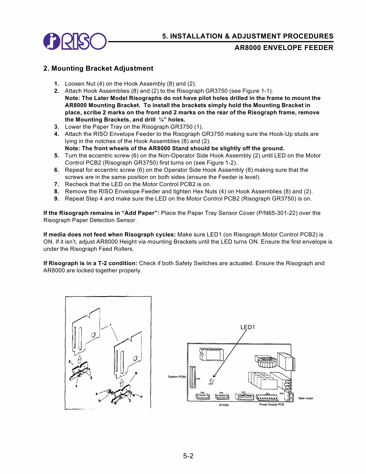 RISO AR 8000 EnvelopeFeeder Service Parts Manual-2